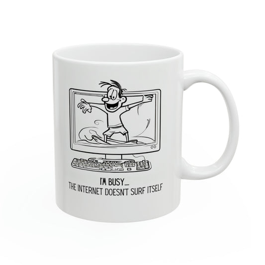 Funny Internet Surf Mug, 11oz