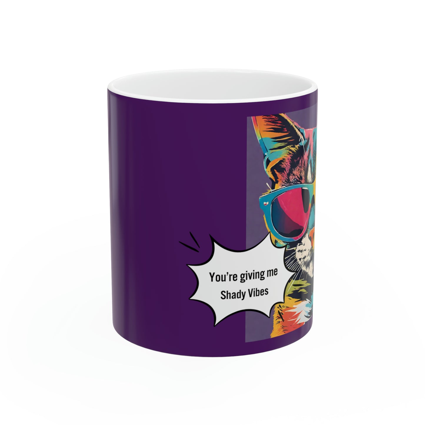 Shady Cat Mug, 11oz