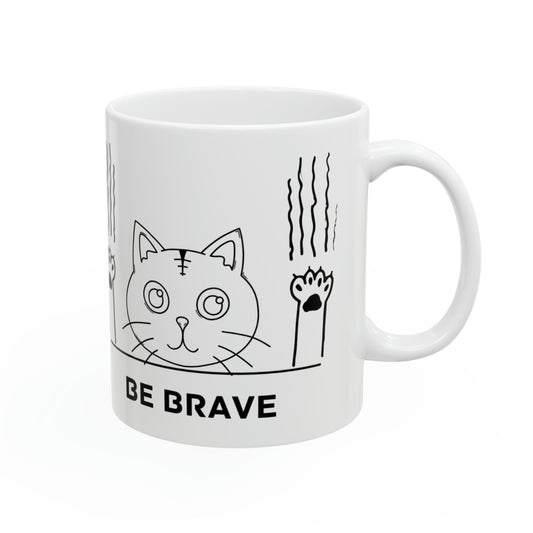 Be Brave Mug, 11oz