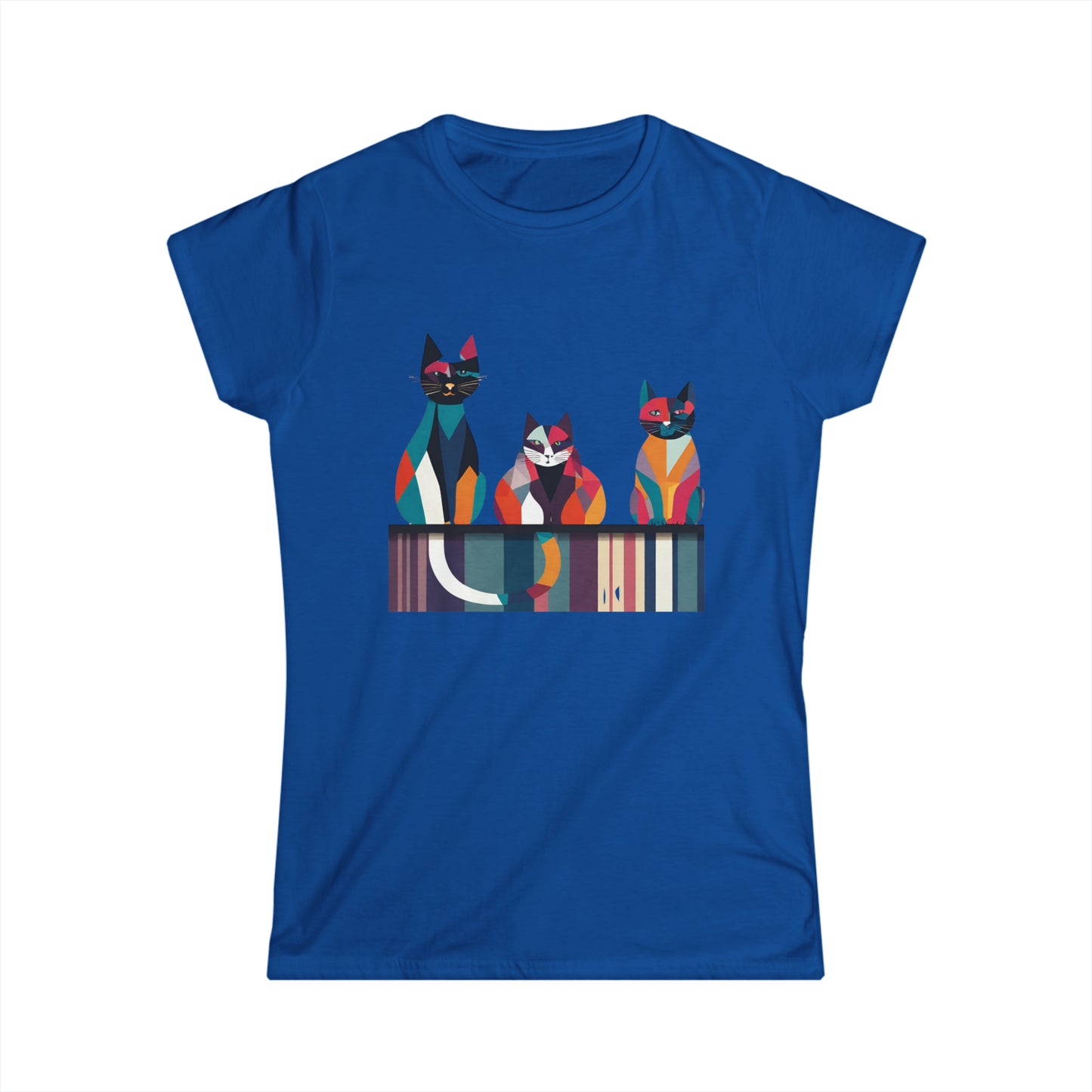 Cat Modern Art Graphic Tee