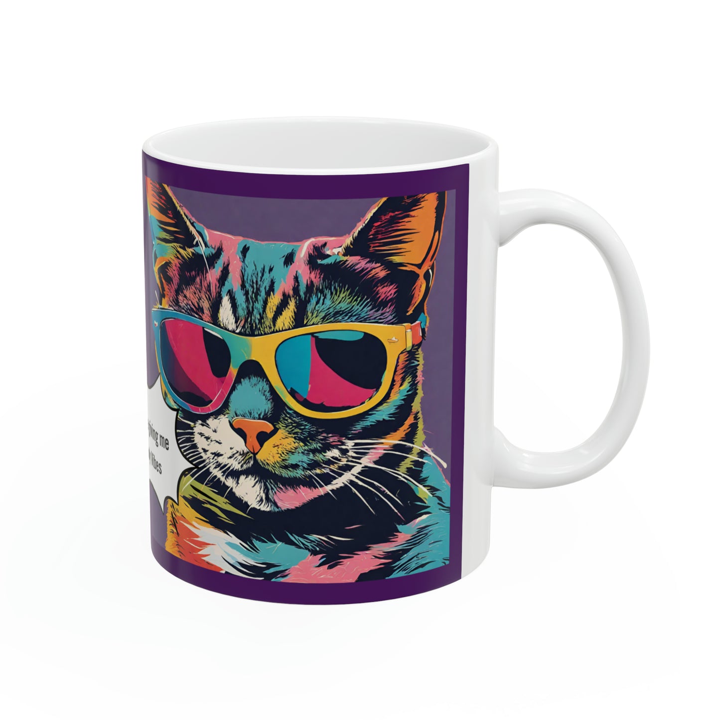 Shady Cat Mug, 11oz