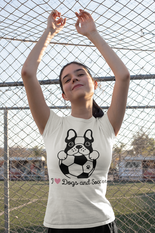 I Love Dogs and Soccer T-shirt